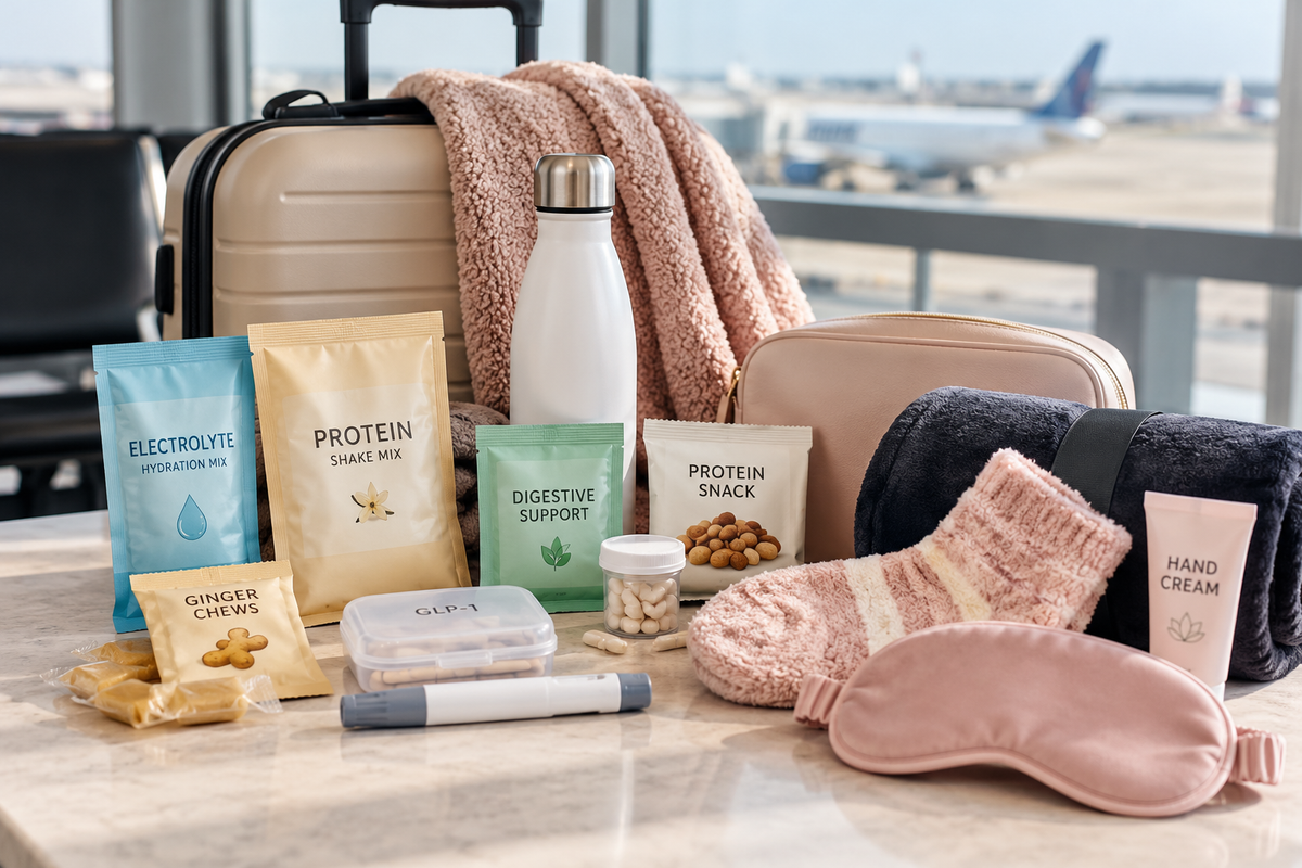 Traveling on a GLP-1: What I Always Pack